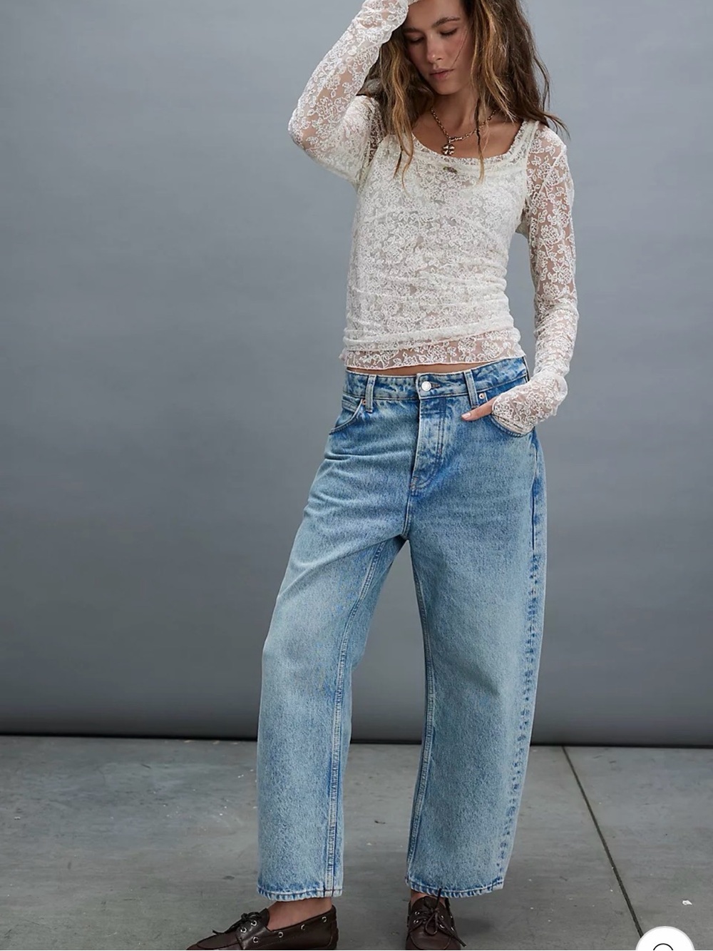 We The Free Deep Trance Dropped Boyfriend Jeans